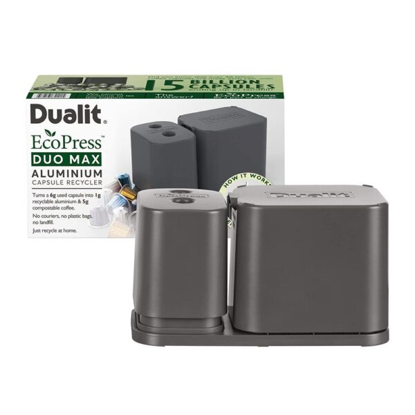 Dualit EcoPress Duo Max Aluminium Coffee Pod Capsule Recycling Tool - Grey - Image 9