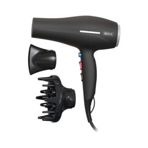 Wahl Ionic Smooth Hair Dryer 2200 W 3 Heat And 2 Speed Settings - Black