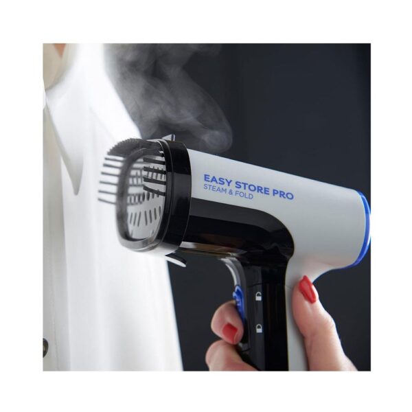 Russell Hobbs Steam Genie Easy Store Handheld Clothes Steamer 1500W 150ml - Black/White - Image 3