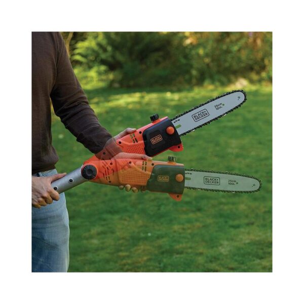 Black & Decker Electric Corded Pole Saw 25cm 800 W 240V - Orange - Image 6