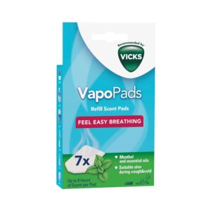 Vicks Comforting Soothing Menthol VapoPads pack of 7
