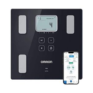 Omron VIVA Bluetooth Smart Digital Bathroom Scale And Body Composition Monitor – Black