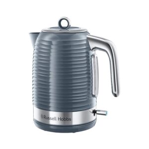 Russell Hobbs Inspire Electric Jug Kettle Premium Textured High Gloss 3000W 1.7 Litres – Grey