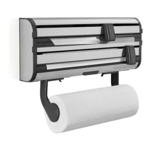 Leifheit Parat Royal II Wall Mounted Kitchen Roll Holder Stainless Steel – Silver