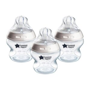 Tommee Tippee Closer To Nature Natural Start Anti-Colic Baby Bottle 150ml 0+ Months – Pack of 3