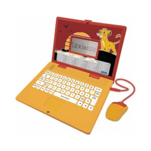 Lexibook Disney The Lion King Educational Laptop With 124 Activites – Yellow/Red