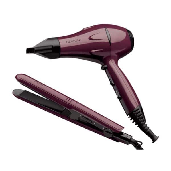 Revlon Frizz Control Hair Dryer And Styler Styling Gift Set 2000 W - Purple