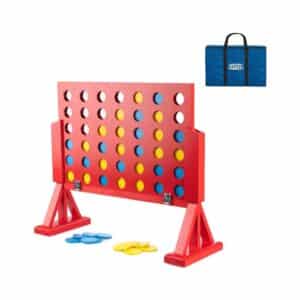 Grasshopper Games 4 In Row Children’s Fun Outdoor Family Garden Game 46 Discs & Carry Bag – Multicolour