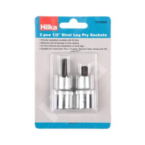 Hilka Tools 1/2 Inch Strut Leg Pry Sockets 2 Piece Set