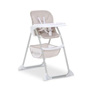 Hauck Sit N Fold Highchair Compact Folding Lightweight Suitable From 6 Months 15kg – Beige