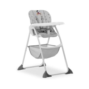 Hauck Sit N Fold Highchair Compact Folding Lightweight Suitable From 6 Months 15kg – Mickey Mouse Grey