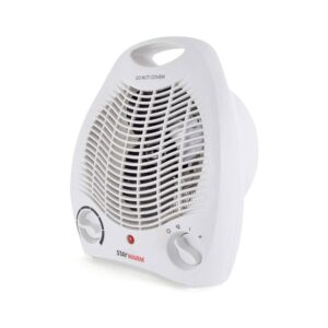 Lloytron STAYWARM 2000W Upright Fan Heater With 2 Heat Settings – White