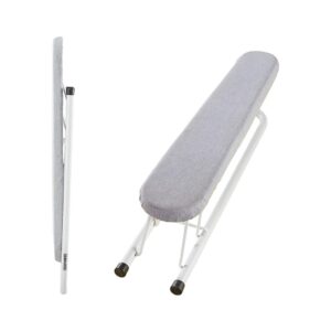 Leifheit Sleeve Ironing Board Folds Flat Extra Long 57 x 8.5 to 10.5cm – White