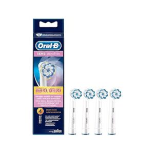 Oral B Sensi Ultrathin Replacement Electric Toothbrush Heads 4 Pack – White