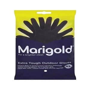 Marigold Extra Tough Outdoor Gloves Extra Large Rubber Single Pair – Black