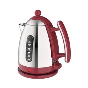 Dualit Lite Electric Jug Kettle Polished With High Gloss Finish 3000W 1.5 Litres – Red