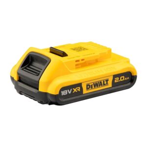 Dewalt 18V XR 2Ah Lithium-Ion Slide Battery Pack – Black/Yellow