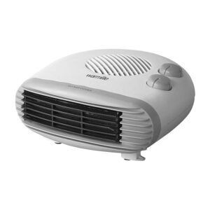 Warmlite Portable Flat Fan Heater With 2 Heat Settings & Overheat Protection 2000W – White