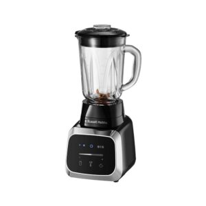 Russell Hobbs Sensigence Jug Blender With Touchscreen Ice Crush & Pulse Function 1000W 1.5 Litres Glass Jug – Black