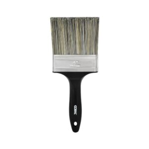 Coral Essentials Wall Paint Brush With Bristle Paintbrush Head For Use With All Paints 4 Inch – Black