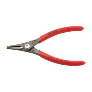 Knipex 49 11 A1 External Straight Tip Circlip Pliers 140mm 10 – 25mm Capacity – Red