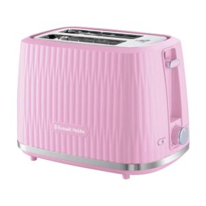 Russell Hobbs Eden 2 Slice Toaster 6 Variable Browning Settings 800W – Raspberry