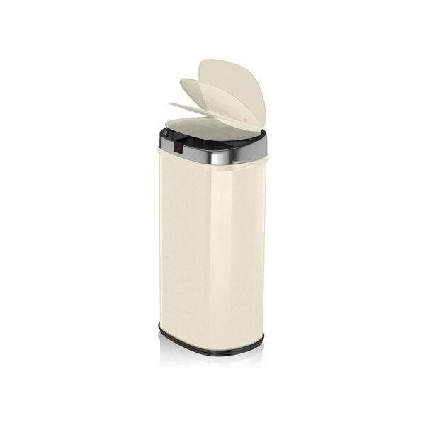 Morphy Richards Chroma Square Sensor Kitchen Bin With Infrared Motion Technology 42 Litre - Cream - Image 10