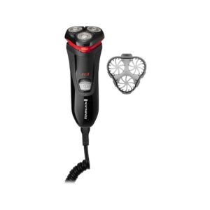 Remington Style Series R3 Corded Electric Shaver With Pop-Up Trimmer – Black/Red