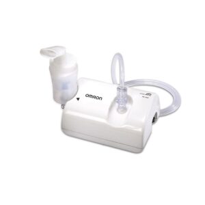 Omron CompAir Compressor Nebuliser To Treat At Home Cough & Cold Bronchitis Asthma & More – White