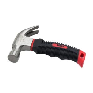 Hilka Tools Stubby Claw Hammer 8oz – Black/Red