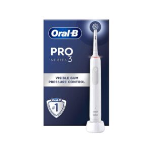 Oral-B Pro 3 3000 Electric Toothbrushes 3 Modes With Teeth Whitening 1 Tooth Brush Head – White