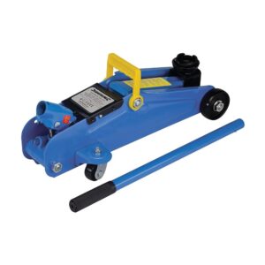 Silverline Hydraulic Trolley Jack 2 Tonne – Blue/Black