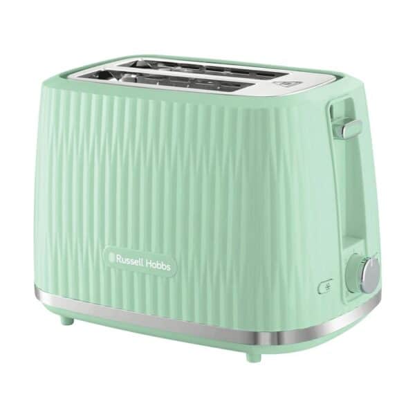 Russell Hobbs Eden 2 Slice Toaster With 6 Variable Browning Settings 800W - Pistachio