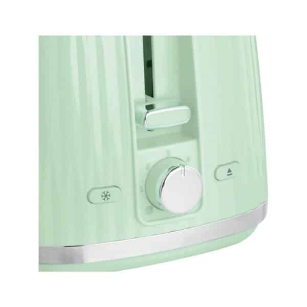 Russell Hobbs Eden 2 Slice Toaster With 6 Variable Browning Settings 800W - Pistachio - Image 3