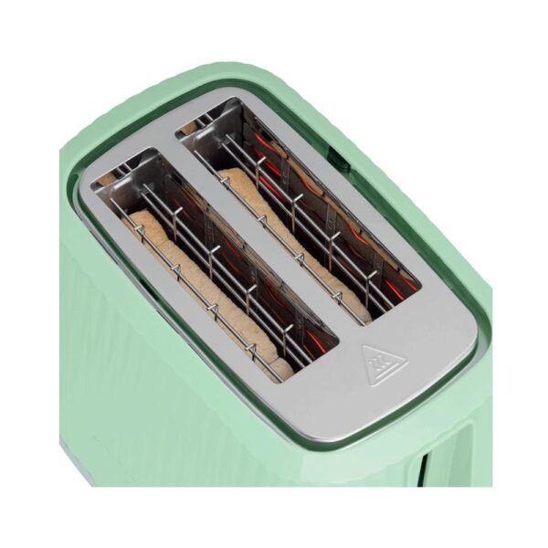 Russell Hobbs Eden 2 Slice Toaster With 6 Variable Browning Settings 800W - Pistachio - Image 5