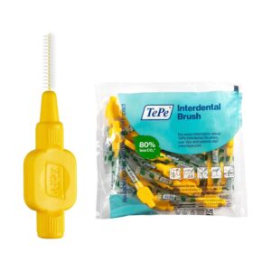 TePe Interdental Brush Original 0.7mm 25 Piece – Yellow