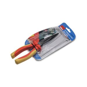 Hilka 8 Inch Long Nose Plier VDE Pliers Pro Craft (200mm) – Red/Yellow