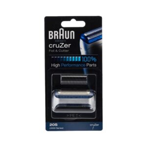 Braun 20S Cruzer 2000 Series Replacement Foil And Cutter Shaver Cassette Combi – Silver