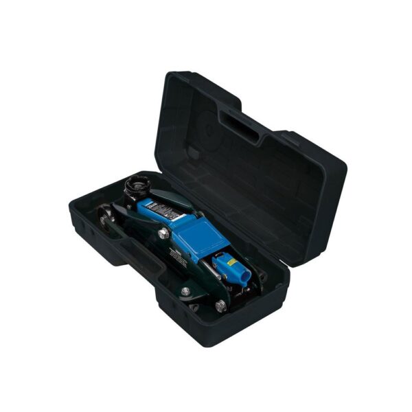 Draper Trolley Jack With Carry Case 2 Tonne - Blue/Black - Image 3