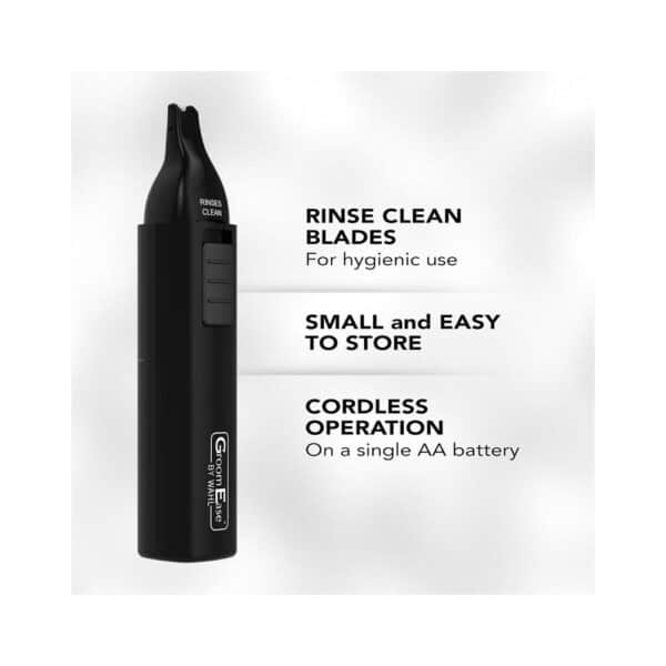 Wahl GroomEase Ear & Nose Eyebrow Personal Trimmer Kit For Men & Women - Black - Image 2