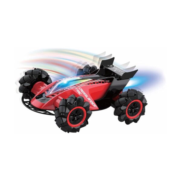 Lexibook Crosslander Fire Rechargeable Radio Controlled Stunt Car - Red - Image 6