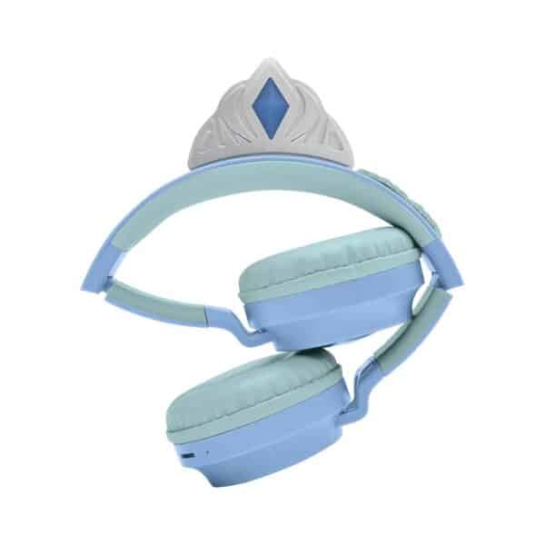 Lexibook Disney Frozen 3D Design Bluetooth Headphones With Princess Crown - Blue - Image 3