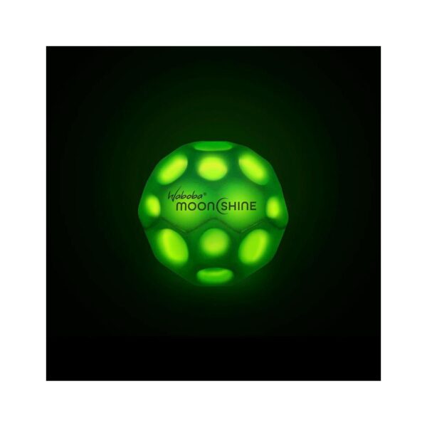 Waboba Moon Shine Ball Light Up Moon Ball - Green - Image 2