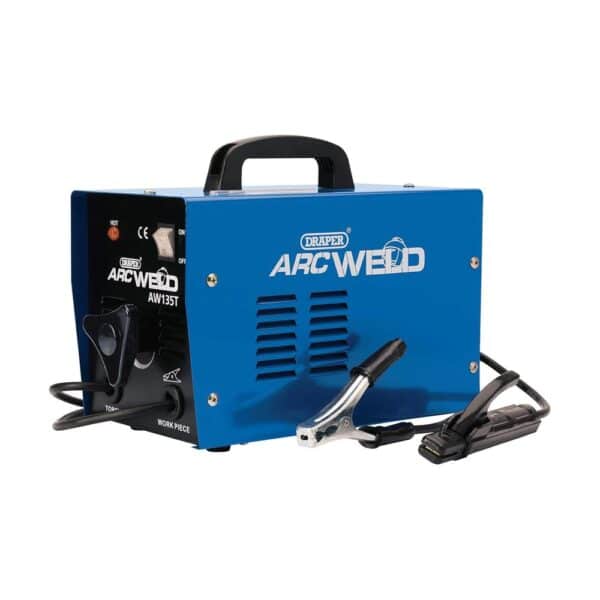 Draper ARC Welder 130A 230V With Carry Handle - Blue - Image 2