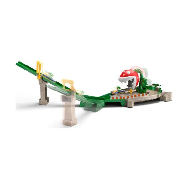 Hot Wheels Mariokart Piranha Plant Slide Track Set - Multicolour - Image 4