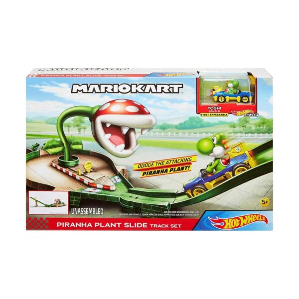 Hot Wheels Mariokart Piranha Plant Slide Track Set - Multicolour - Image 6