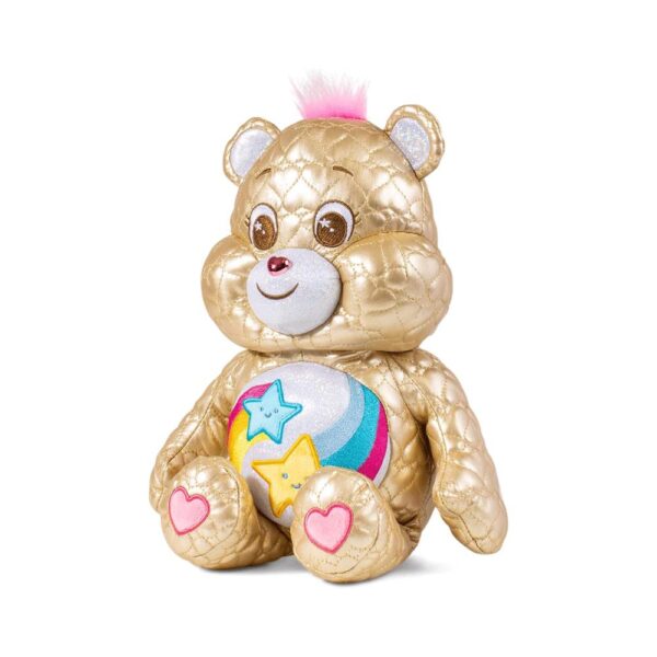 Care Bears Dare To Care Bear 35cm Medium Collectable Cute Cuddly Plush Toy - Gold - Image 3