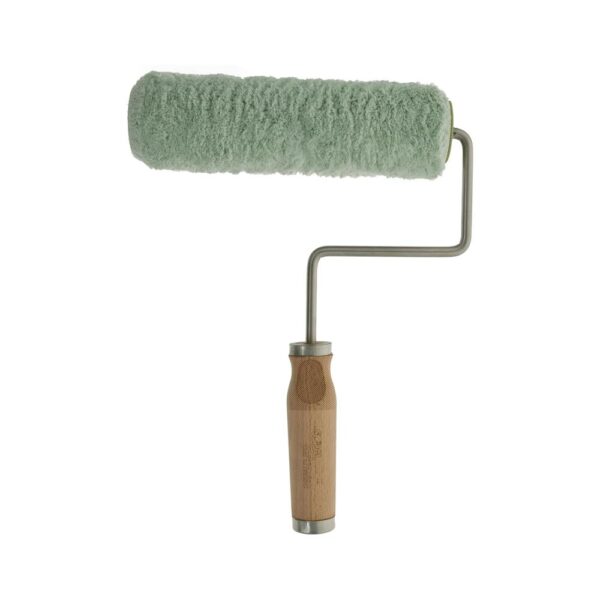 Coral Earthwise 9 Inch Paint Roller Frame And Cover 1.75 Inch dia Beech Wood - Natural Green