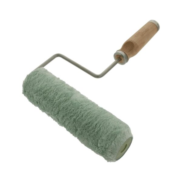 Coral Earthwise 9 Inch Paint Roller Frame And Cover 1.75 Inch dia Beech Wood - Natural Green - Image 2