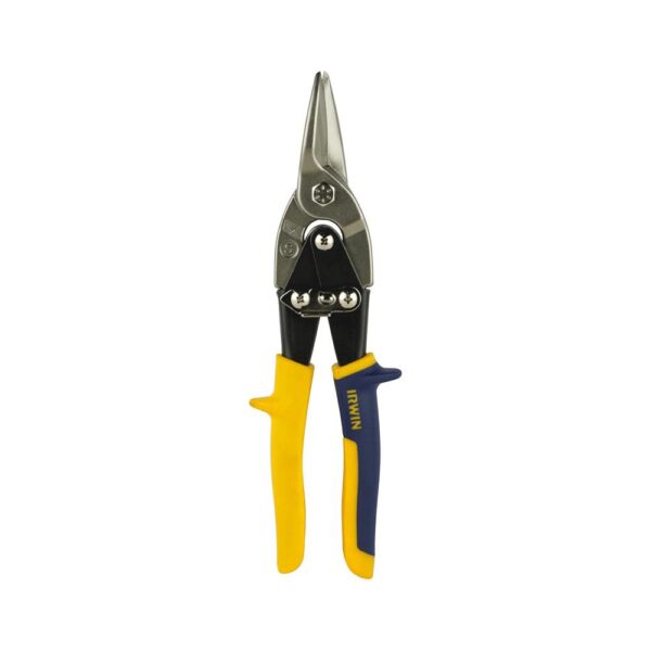 Irwin Straight Cut Aviation Snip 250mm (10in) - Black/Yellow/Blue - Image 2